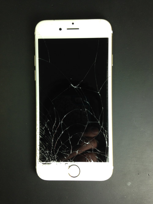 ガラス割れiPhone