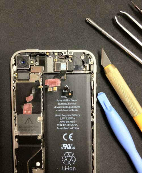 iPhoneスリープボタン