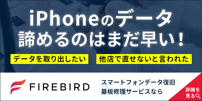 iPhoneデータ復旧 FIREBIRED