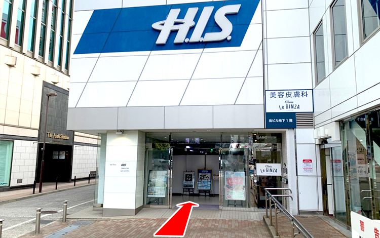 銀座有楽町店への道順3
